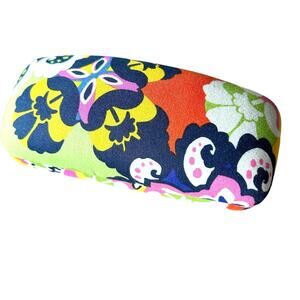 Vera Bradley Paisley Sunglass Case Bold Colorful Classic Fabric